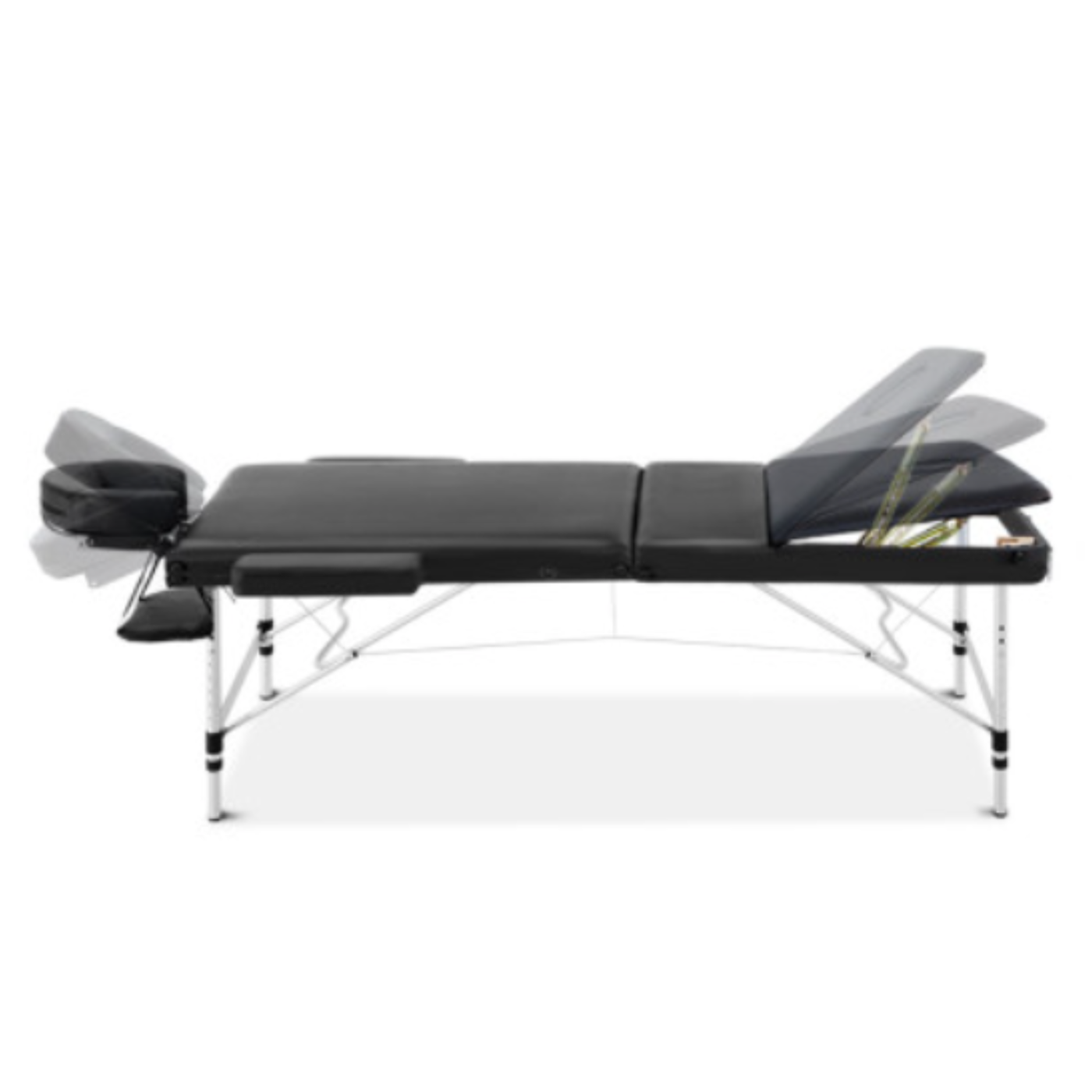 Extra Wide Portable Three Fold Massage Table - Multiple Colours