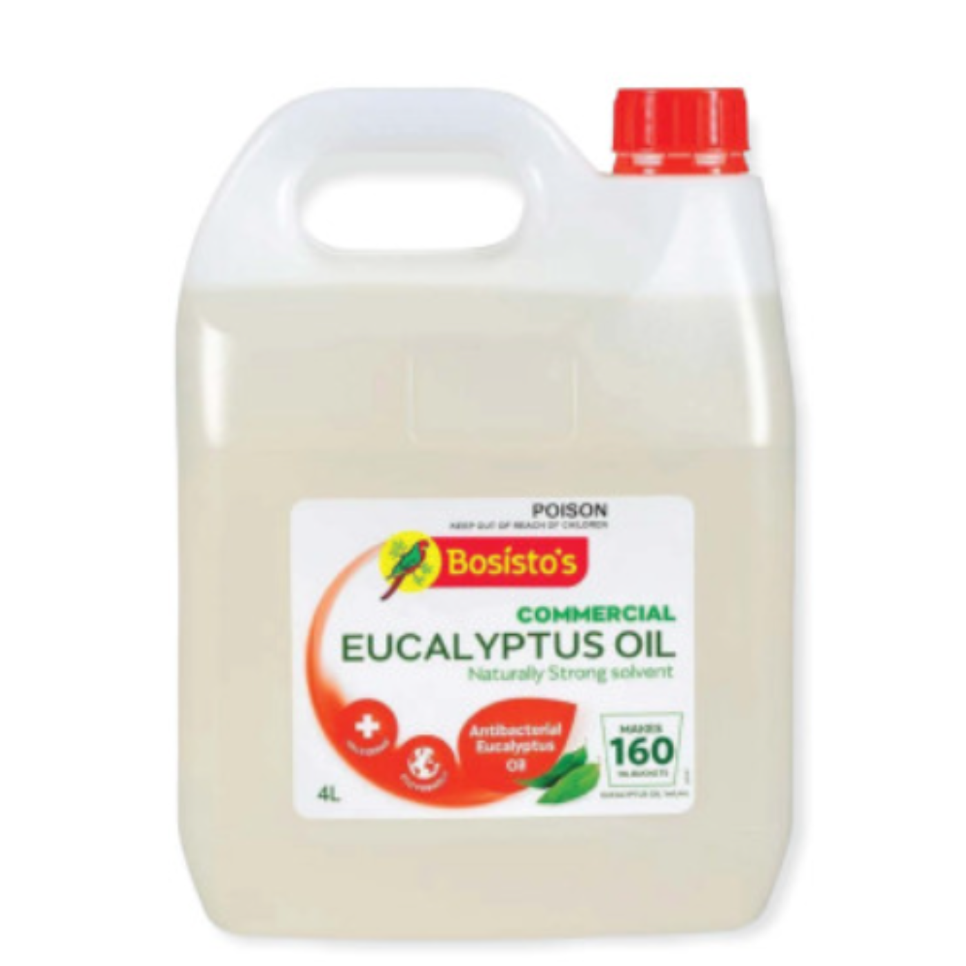 4L Bosisto's 100% Pure Eucalyptus Oil