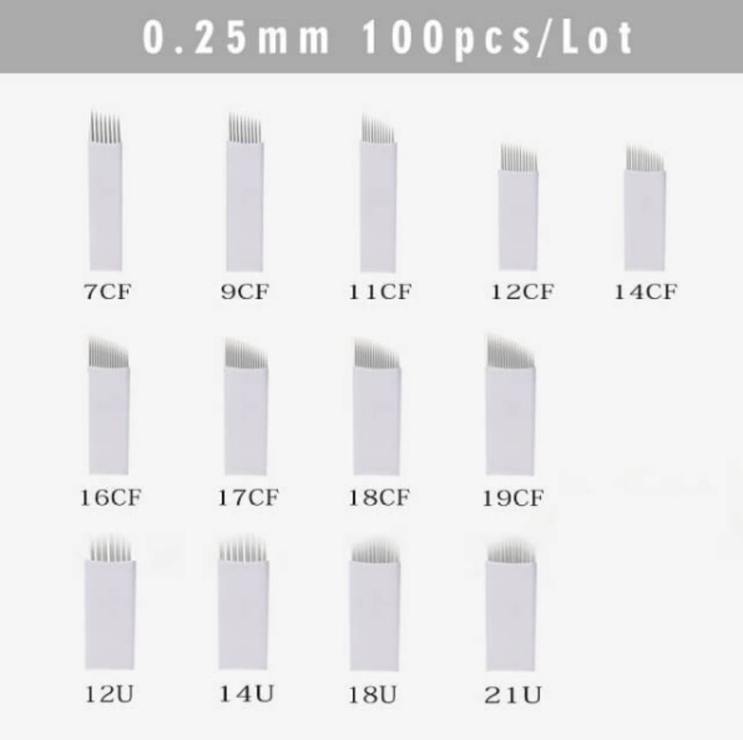 Load image into Gallery viewer, Microblades (25 pcs) - Choose your size - Lash and Brow Supplies
