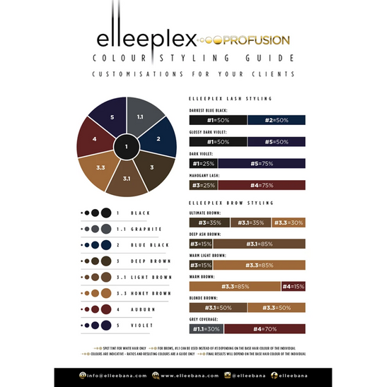 Elleebana Elleeplex ProFusion Lash & Brow Tint (20ml) - Lash and Brow Supplies