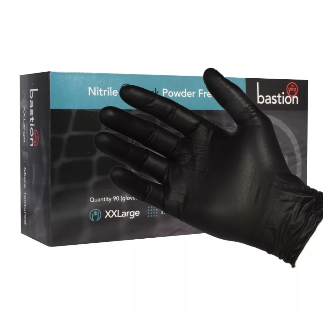 Nitrile Ultra Soft Disposable Gloves - Black (100pcs)  *Must Have* - Lash and Brow Supplies