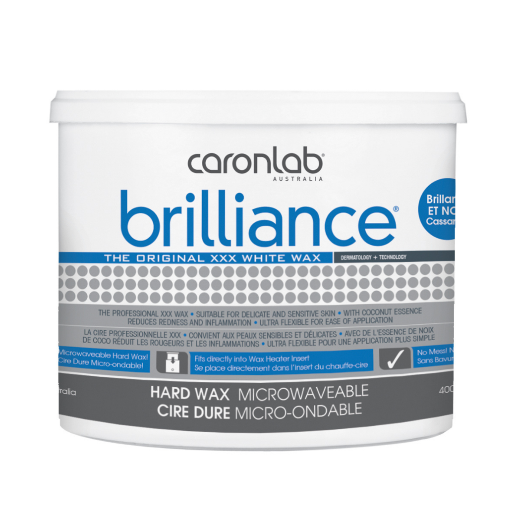 Caronlab Brilliance Hard Wax 400g Microwaveable