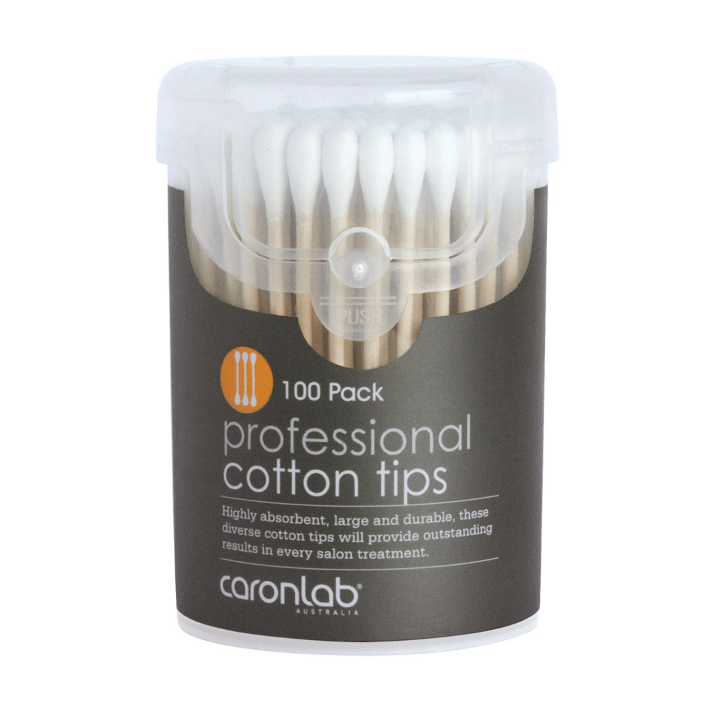 Caronlab Pro Cotton Tips Buds Double Ended 100pk