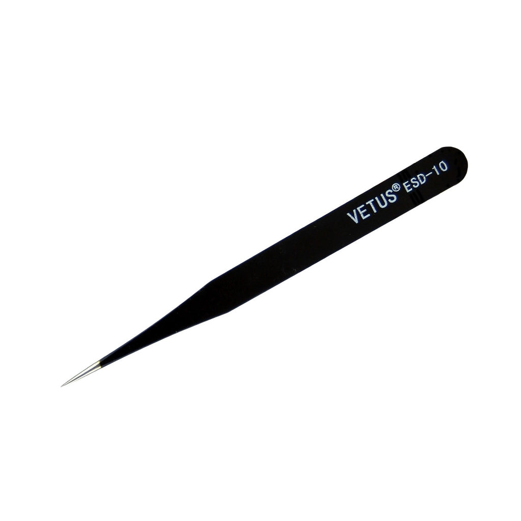 Load image into Gallery viewer, Vetus ESD-10 Professional Straight Tweezer - Lash and Brow Supplies
