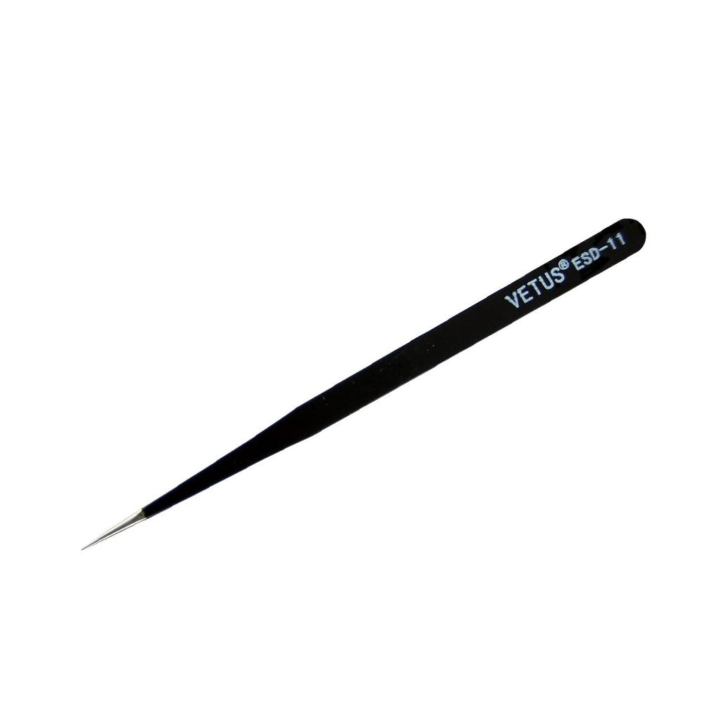 Load image into Gallery viewer, Vetus ESD-11 Professional Straight Tweezer - Lash and Brow Supplies
