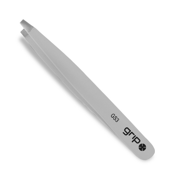 Grip Stainless Steel Claw Slanted Tweezers