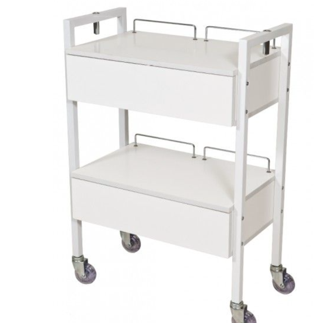 Load image into Gallery viewer, White Beauty Trolley with Drawers
