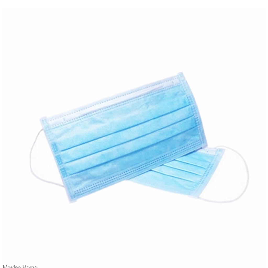 50 High Filtration Disposable Face Masks - Blue - Lash and Brow Supplies